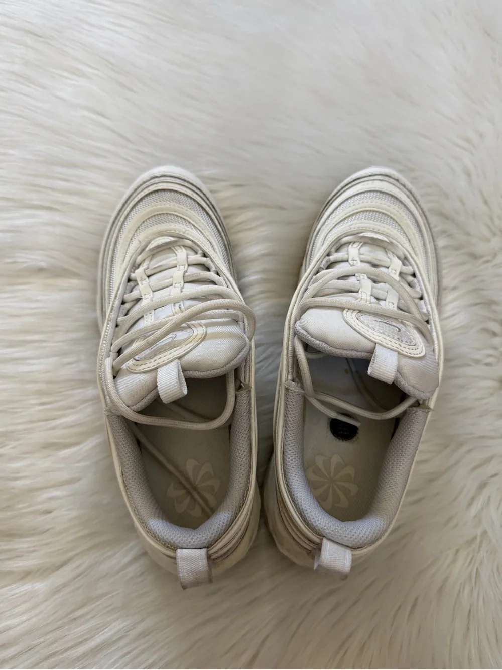 Nike Air Max 97 Off White/Cream Sneakers Sz 7